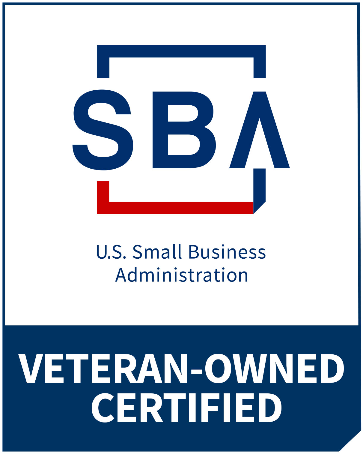 Veteran-Owned Small Business (VOSB) logo